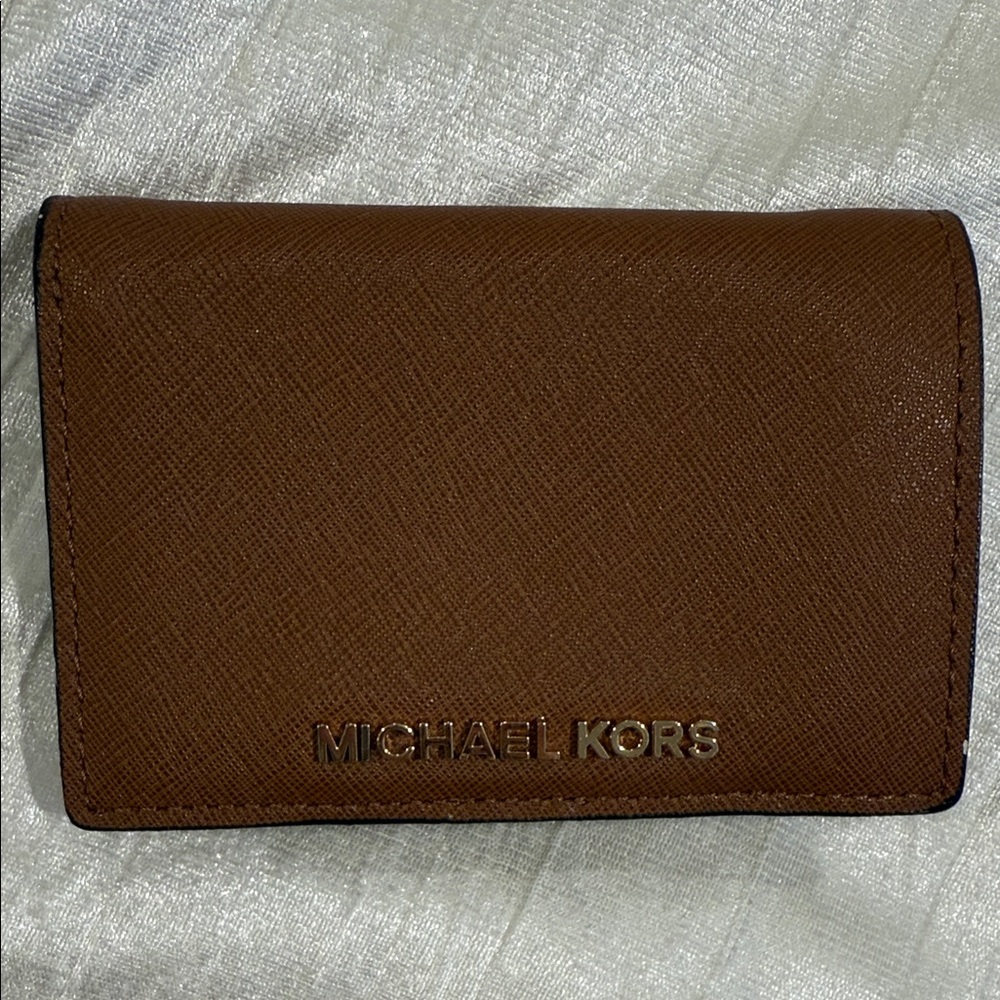 Michael Kors Tan Leather Wallet